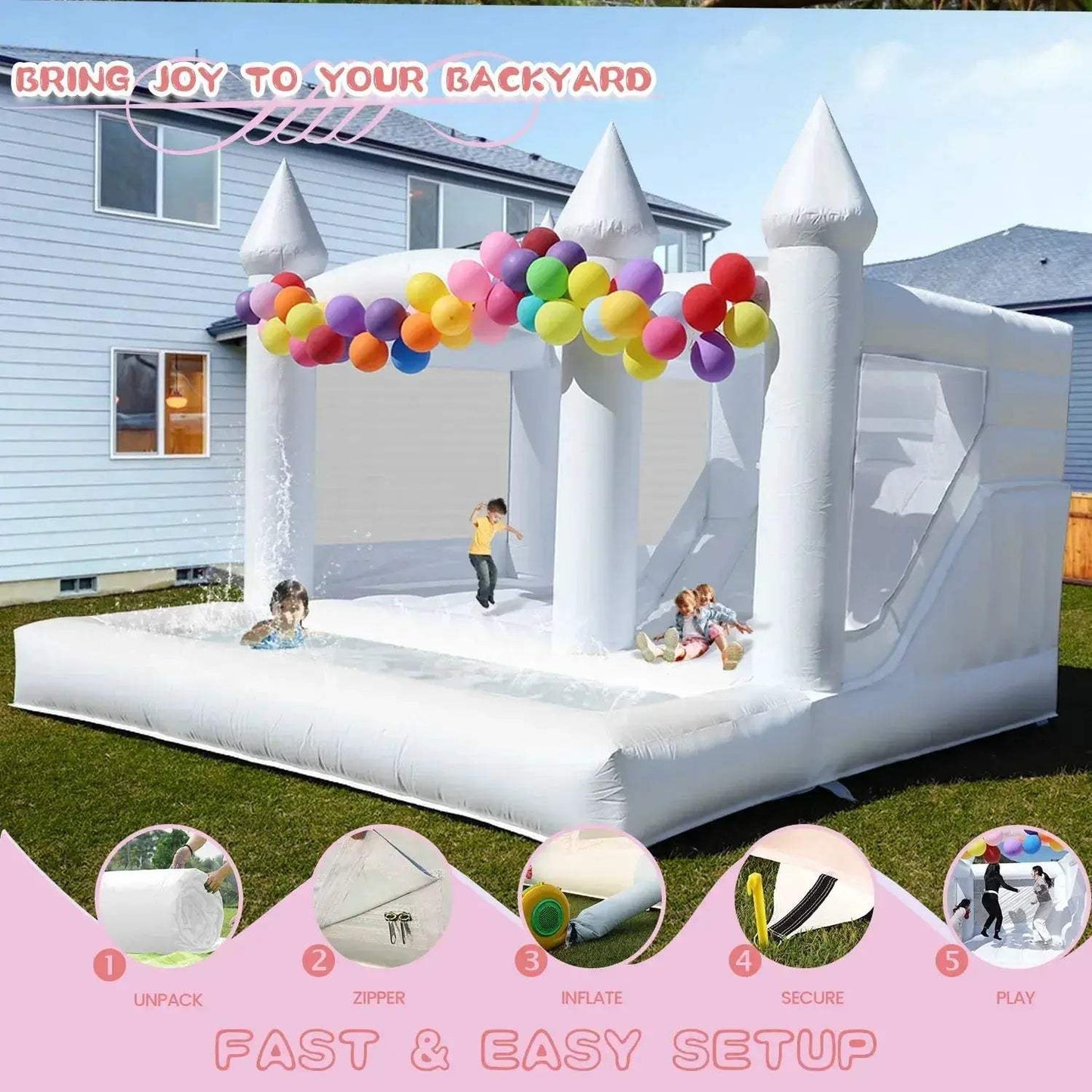 Commercial PVC Inflatable Bounce House Castle For Adults - ToylandEU
