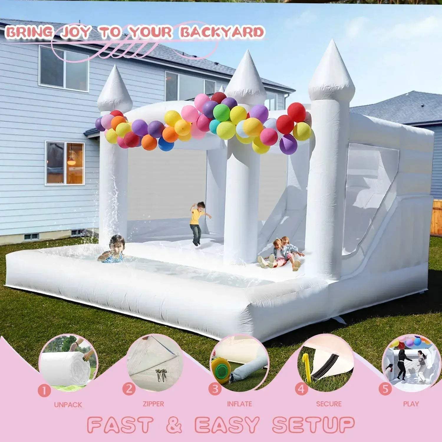 Commercial PVC Inflatable Bounce House Castle For Adults - ToylandEU