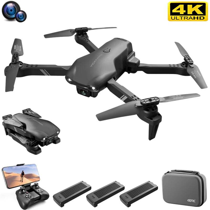 Compact 4K Mini Drone with Dual Cameras - Ideal for Kids & Beginners - ToylandEU