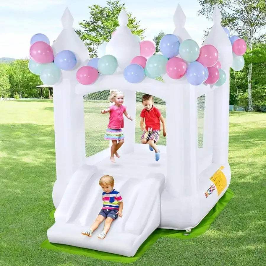 Compact Inflatable Bounce House With Slide For Birthday Parties - ToylandEU
