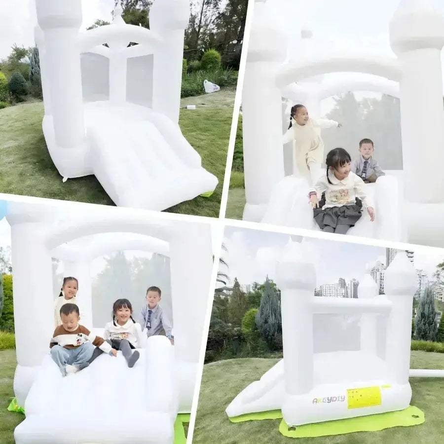 Compact Inflatable Bounce House With Slide For Birthday Parties - ToylandEU