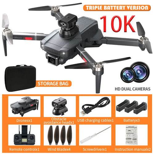 Compact Optical Flow Drone with Brushless Motor & Advanced Features - ToylandEU