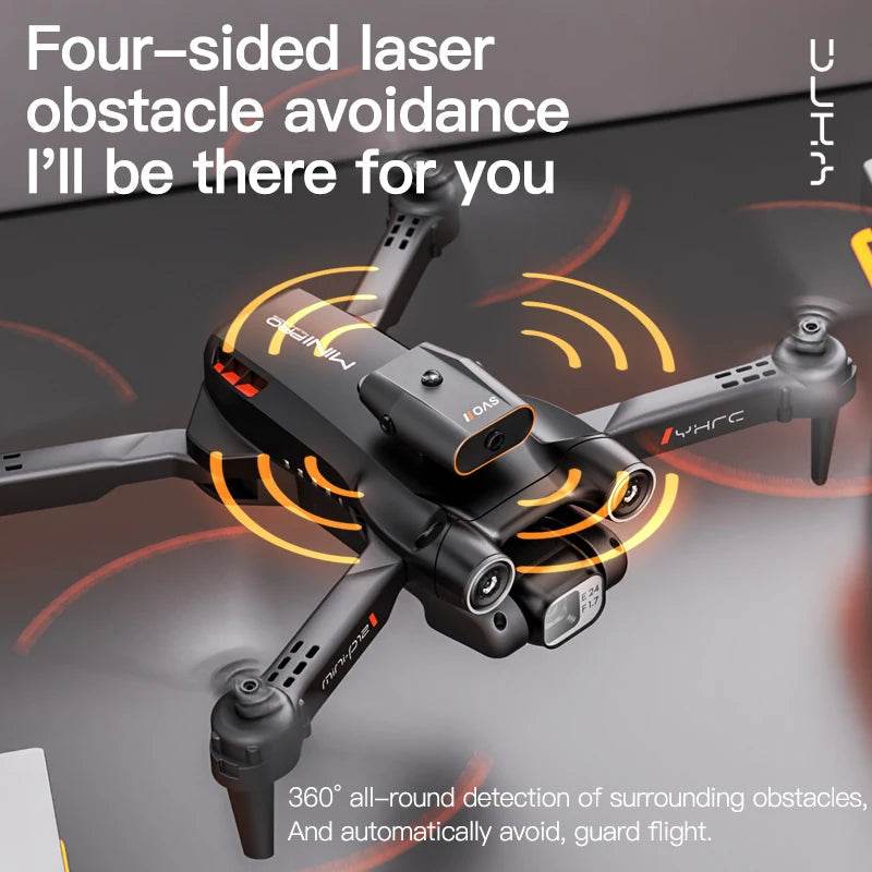 Compact P12 Mini Drone with 4K/8K Camera & Smart Obstacle Avoidance - ToylandEU