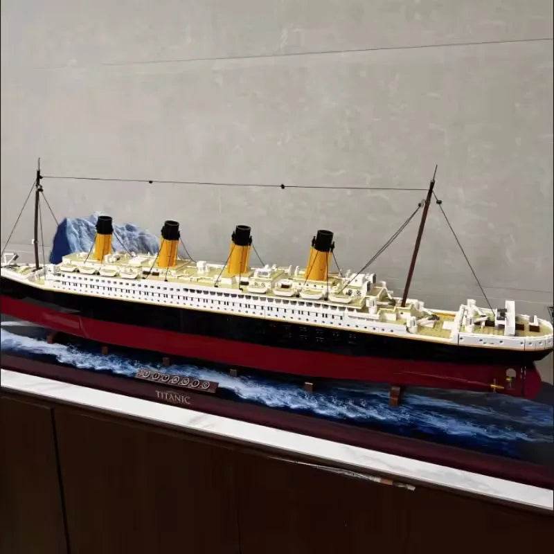 Compatible 10294 Titanic Building Blocks MOC Display Model Bricks Cruise Boat Steamship Adult Toy Christmas Gifts 9090pcs - ToylandEU