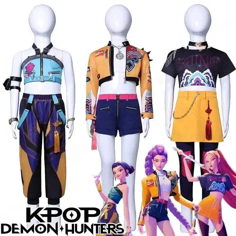 Complete Kids Kpop Cosplay Costume Set With Leggings - ToylandEU