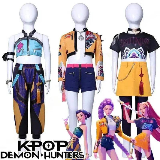 Complete Kids Kpop Cosplay Costume Set With Leggings - ToylandEU