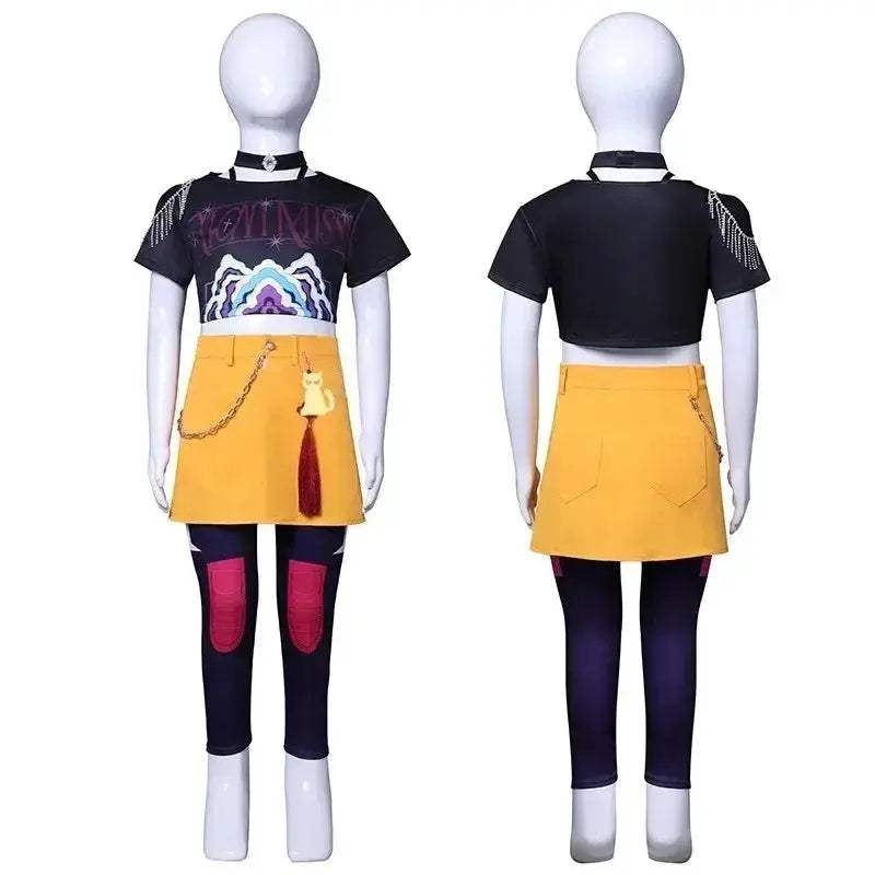 Complete Kids Kpop Cosplay Costume Set With Leggings - ToylandEU