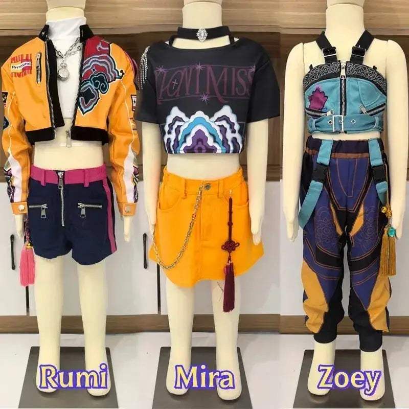 Complete Kids Kpop Cosplay Costume Set With Leggings - ToylandEU