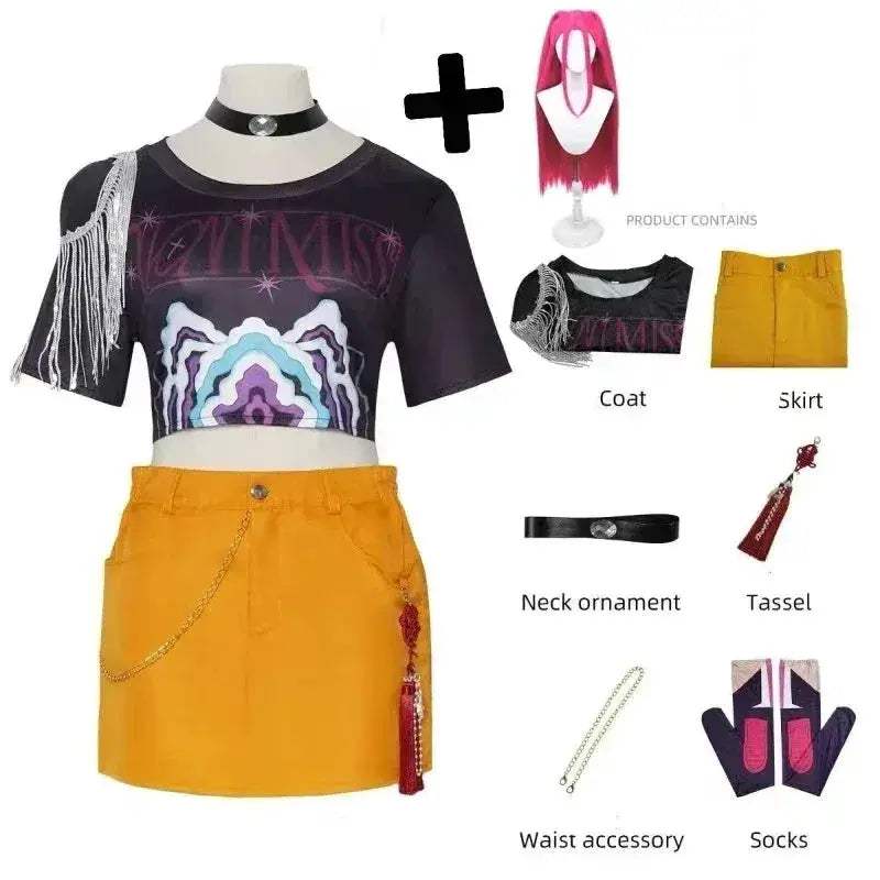 Complete Kids Kpop Cosplay Costume Set With Leggings - ToylandEU