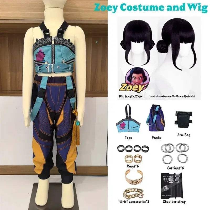 Complete Kids Kpop Cosplay Costume Set With Leggings - ToylandEU