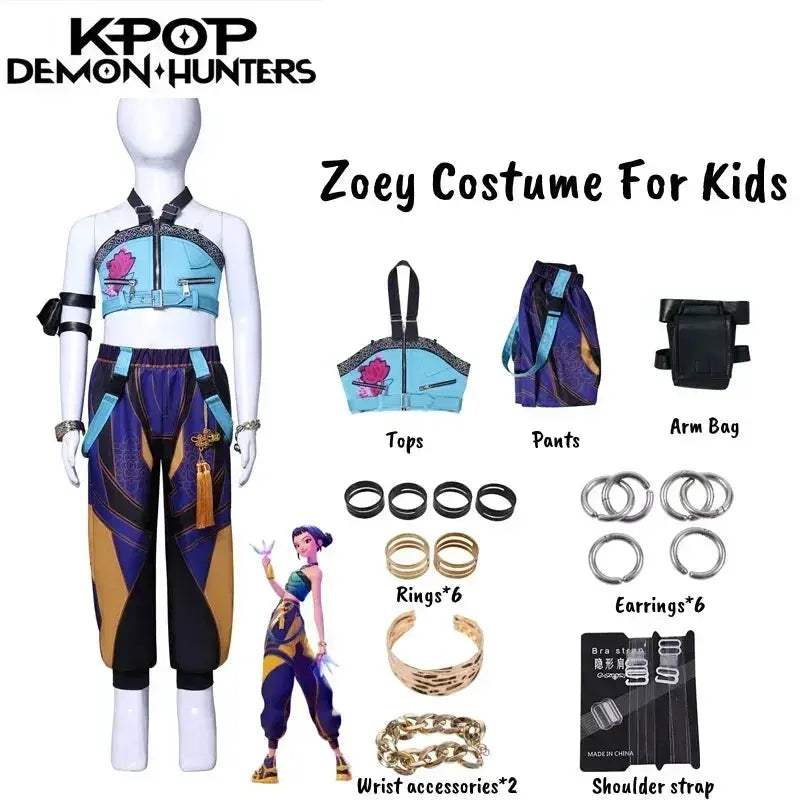 Complete Kids Kpop Cosplay Costume Set With Leggings - ToylandEU