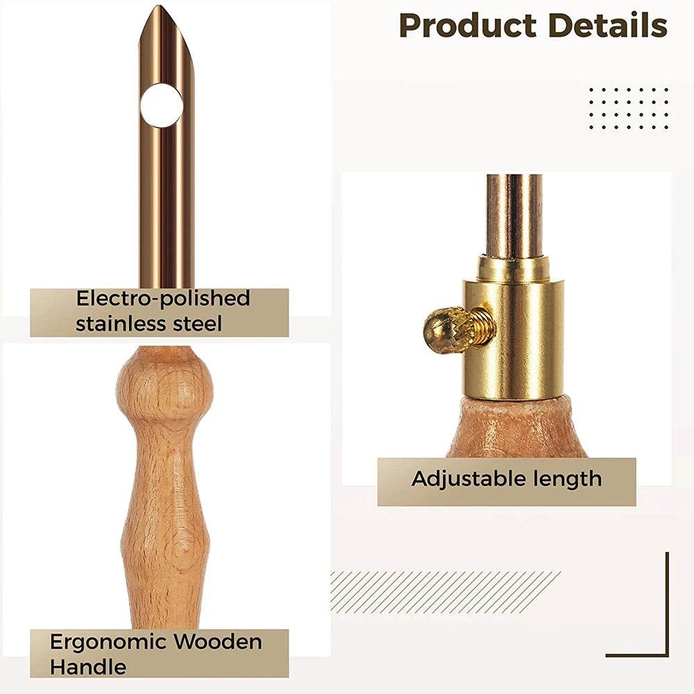 Comprehensive 7-Piece Adjustable Punch Needle Embroidery Kit for Crafting - ToylandEU