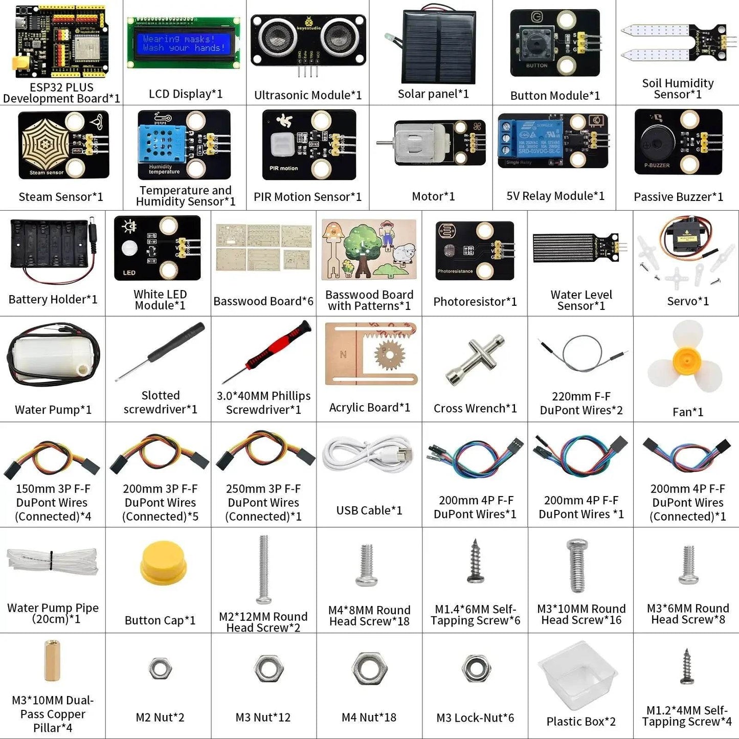 Comprehensive Smart Farm Kit With ESP32 Board For Arduino - ToylandEU