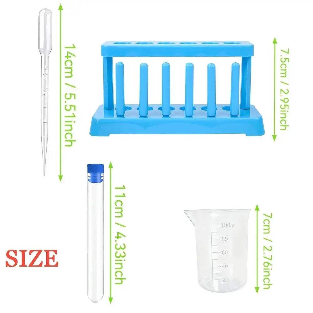 Comprehensive Test Tube Rack Set With Droppers And Measuring Cups - ToylandEU