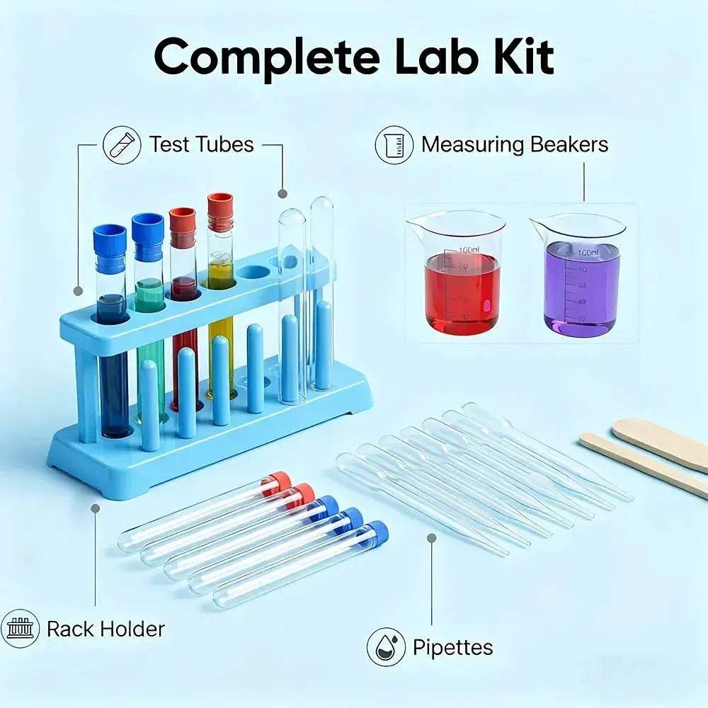 Comprehensive Test Tube Rack Set With Droppers And Measuring Cups - ToylandEU