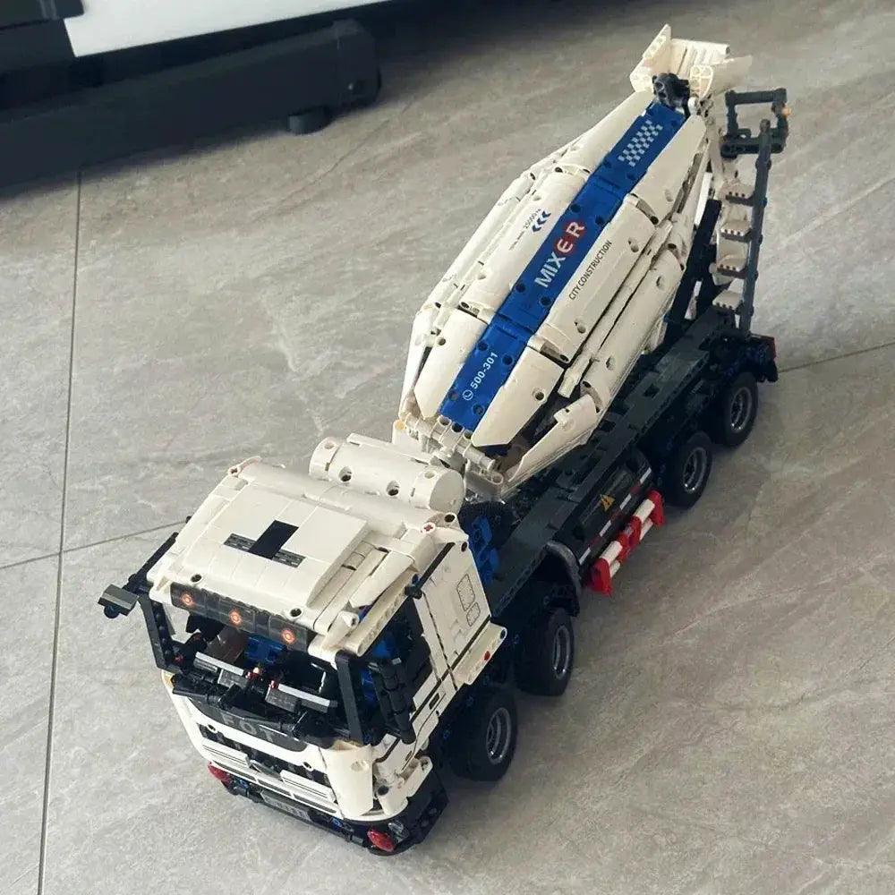  Concrete Mixer Truck Building Blocks For Kids Learning -  ToylandEU™