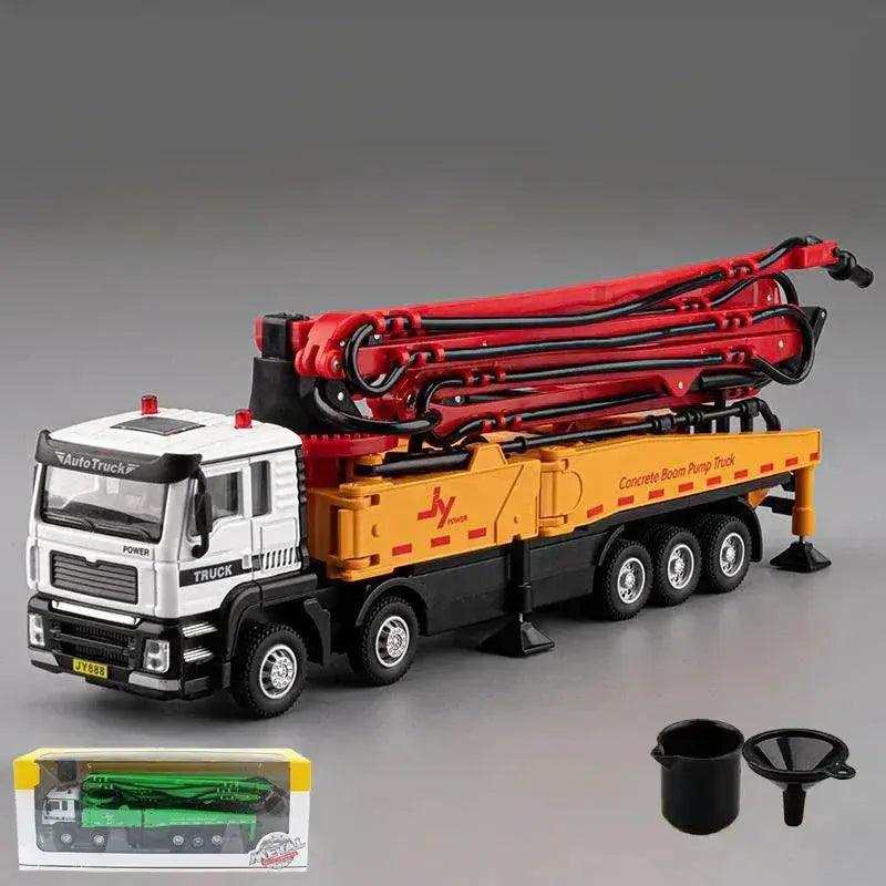  Concrete Pump Truck Diecast Model Sound Light | Choice -  ToylandEU™