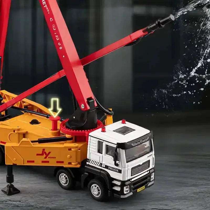  Concrete Pump Truck Diecast Model Sound Light | Choice -  ToylandEU™