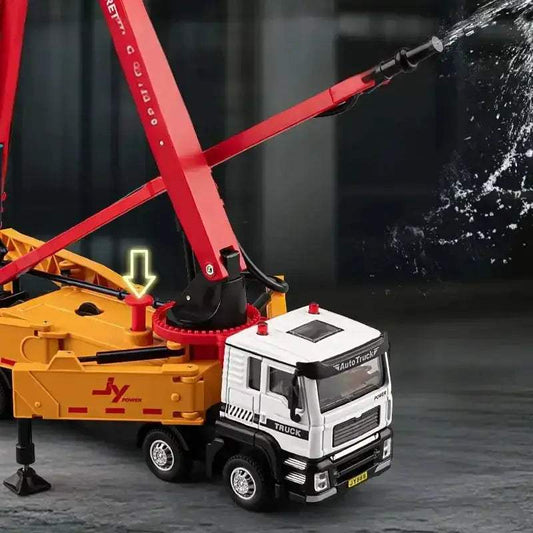  Concrete Pump Truck Diecast Model Sound Light | Choice -  ToylandEU™