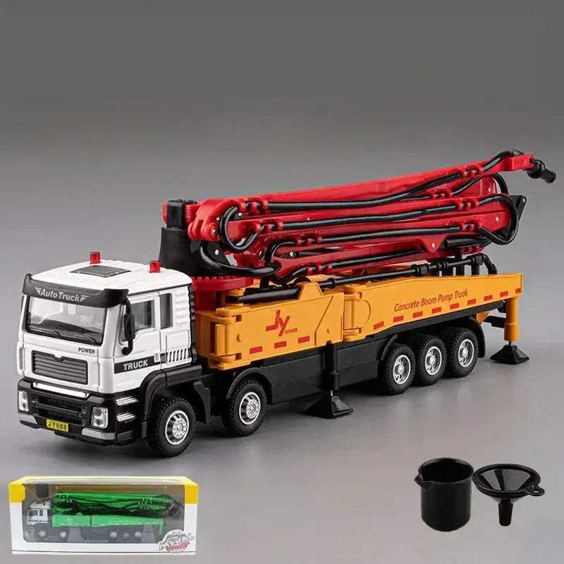  Concrete Pump Truck Diecast Model Sound Light | Choice -  ToylandEU™