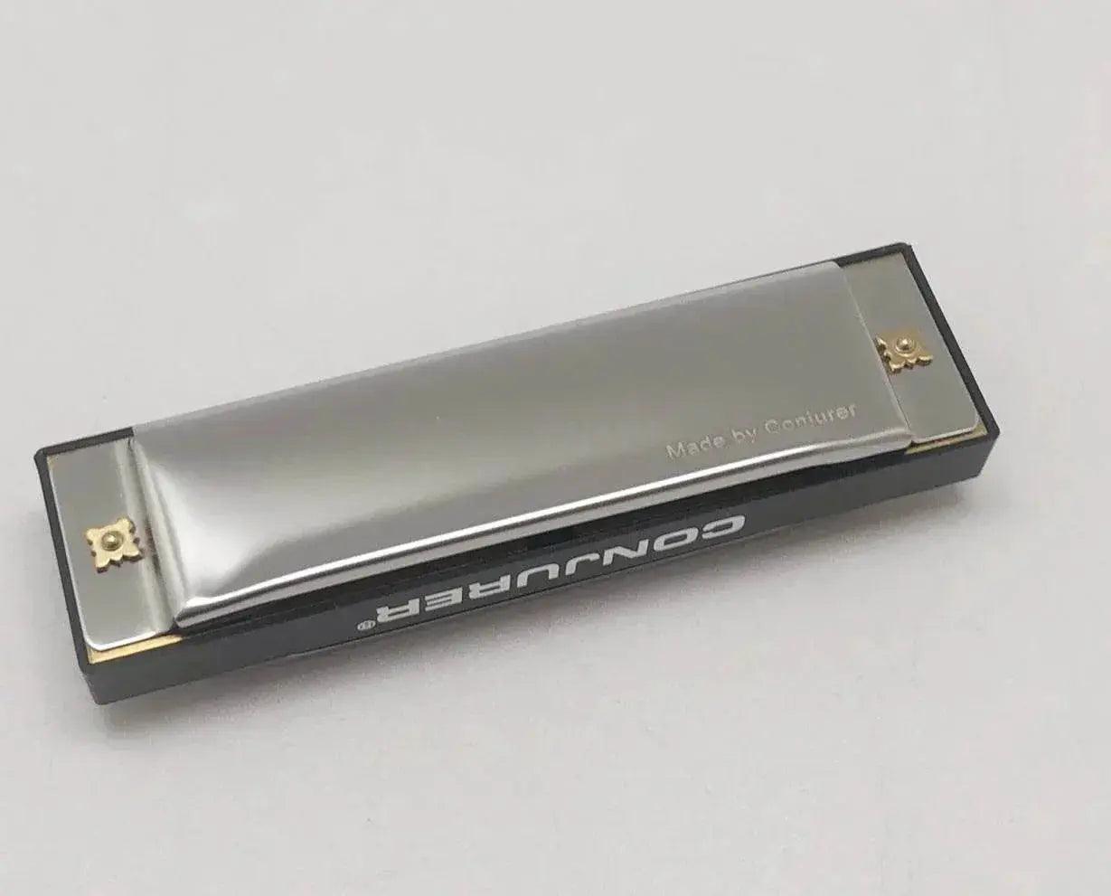  Conjurer 10 Hole Blues Harmonica Set of 7 Keys with Case -  ToylandEU™