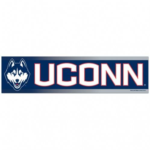 Connecticut Huskies Decal 3x12 Bumper Strip Official - ToylandEU