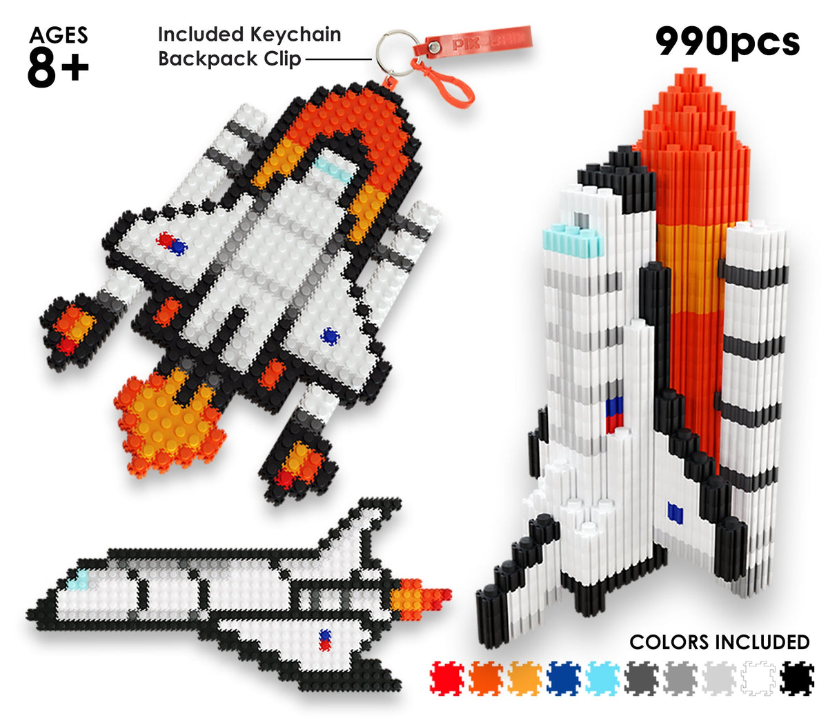 Construction Set | 990 Pieces Space Shuttle | Toylandeu™