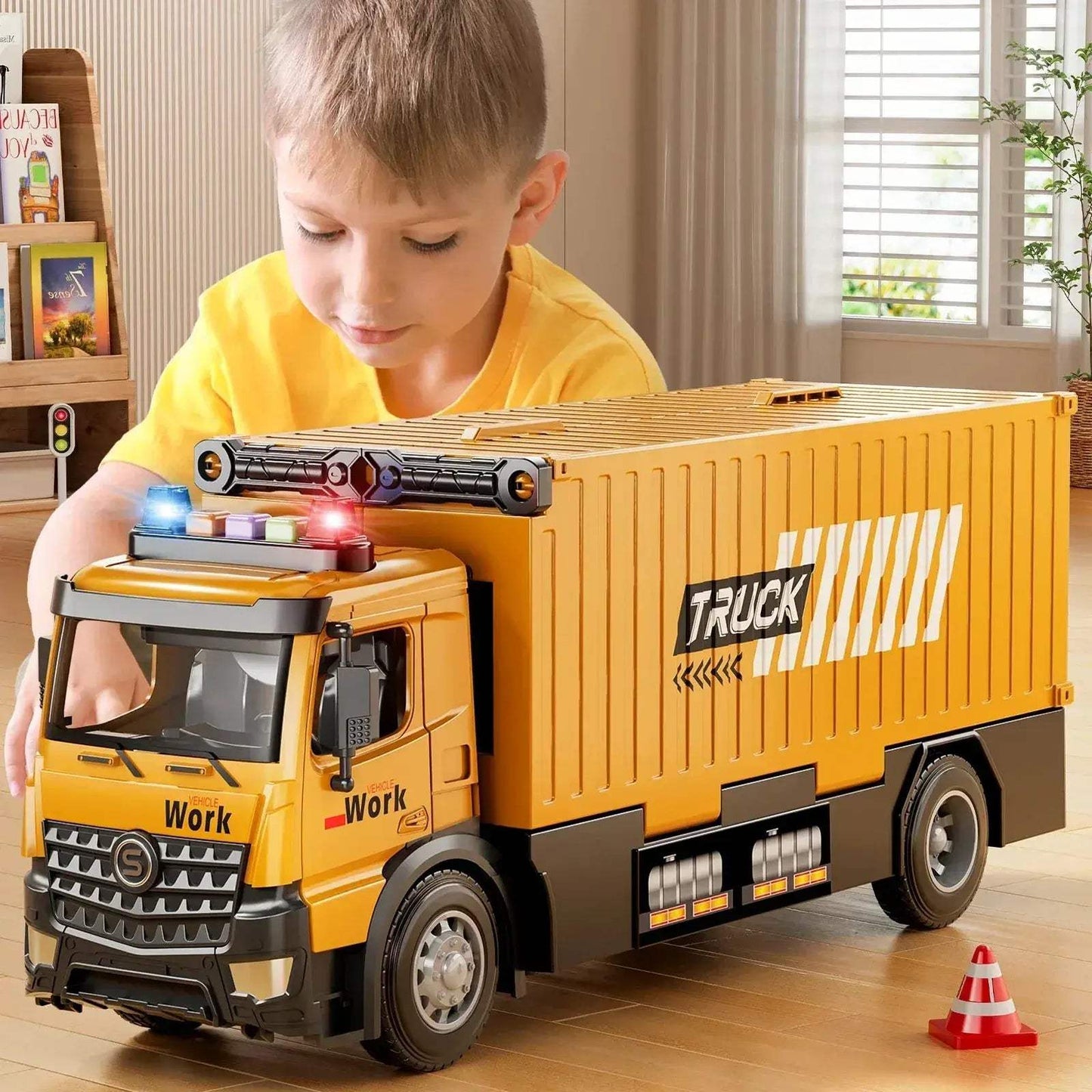  Construction Truck Race Track Set Tower Crane Safe ABS -  ToylandEU™