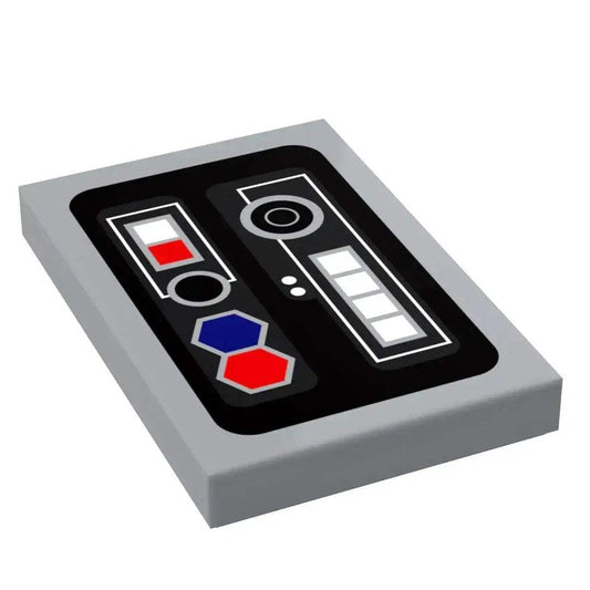 LEGO Star Wars Custom Control Panel Tile 2x3 Figure Scale for LEGO Ship Consoles - ToylandEU