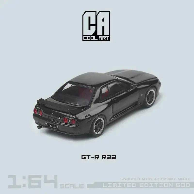 Cool ART Nissan Skyline GT-R R32 With Openable Hood 1:64 - ToylandEU