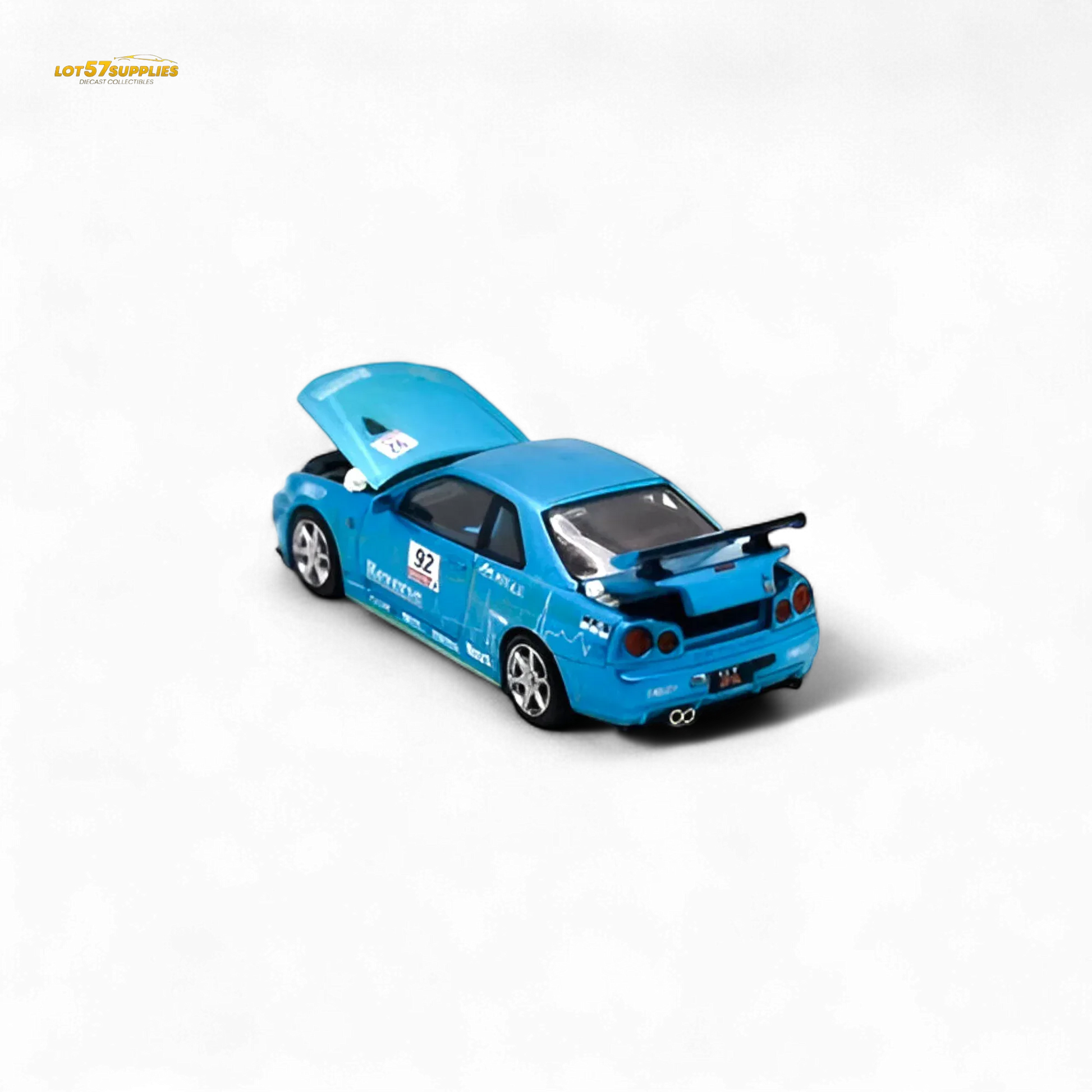 Cool Art Skyline R34 Blue #92 Ordinary 1:64 - ToylandEU
