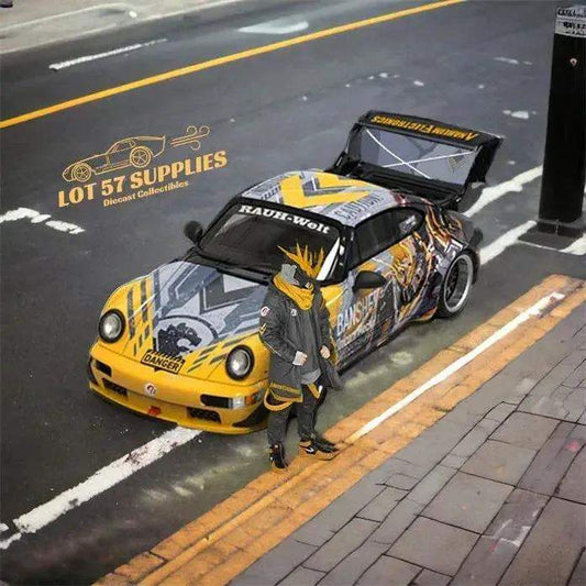  Cool Car Porsche RWB 964 BANSHEE MECHA Livery Figure Version 1:64 -  ToylandEU™