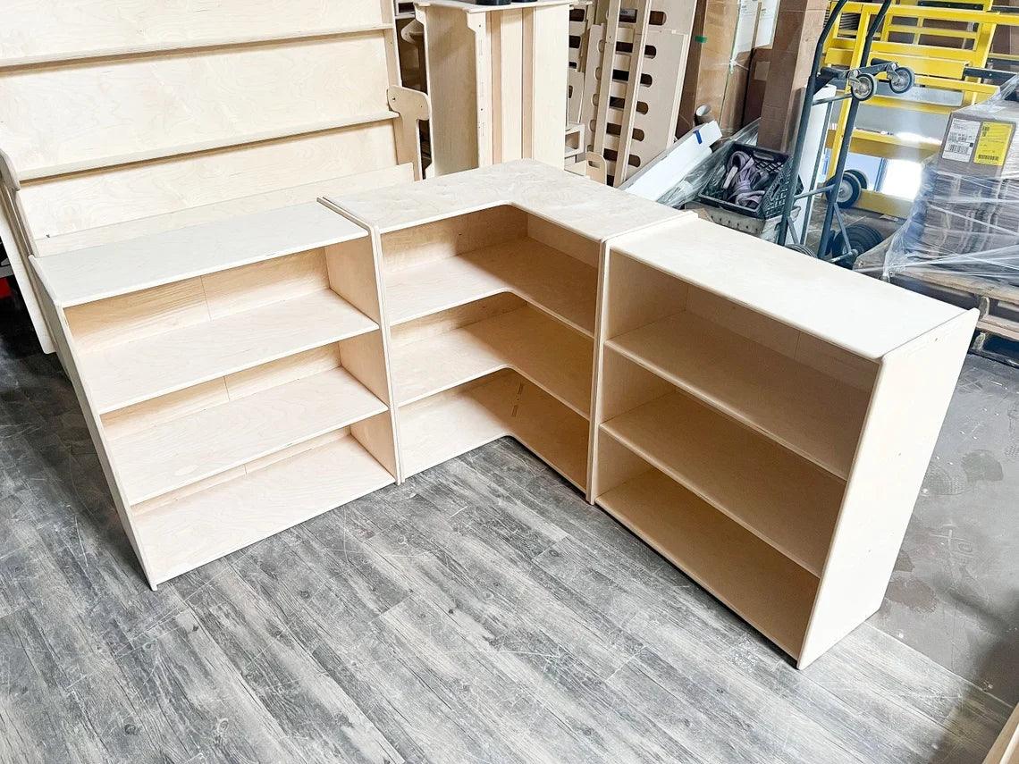 Corner Shelf Unit Baltic Birch Plywood Toylandeu™