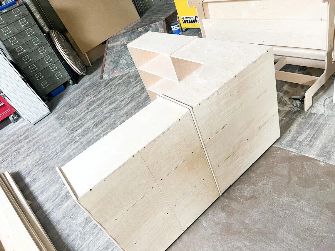 Corner Shelf Unit Baltic Birch Plywood Toylandeu™