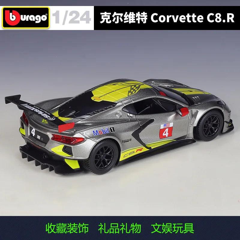  Corvette C8.R Diecast 1:24 Scale Alloy Body Toylandeu™ 