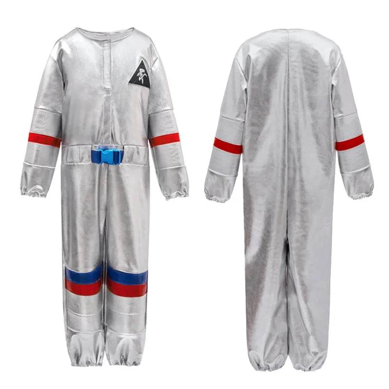 Cosmic Adventure Silver Astronaut Costume for Boys - Halloween Gear - ToylandEU