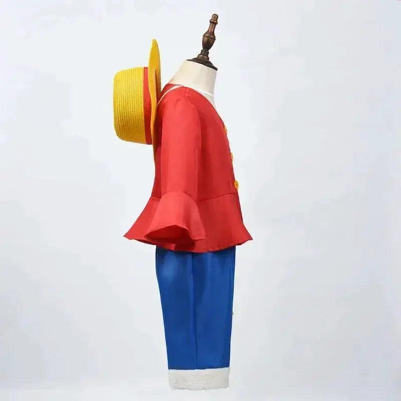  Kids Luffy Cosplay Costume With Straw Hat Full Set -  ToylandEU™