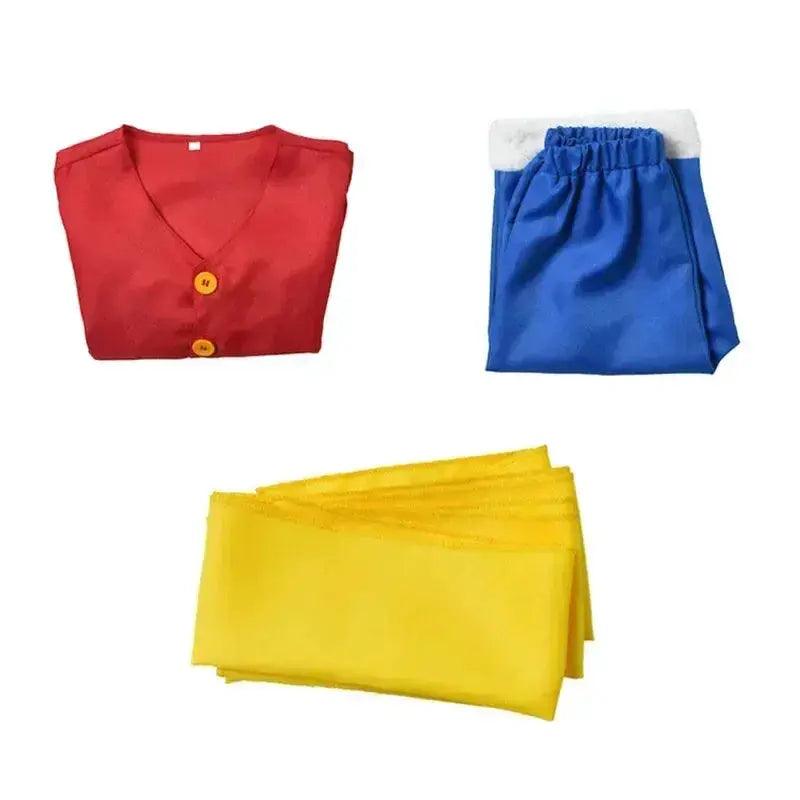  Kids Luffy Cosplay Costume With Straw Hat Full Set -  ToylandEU™