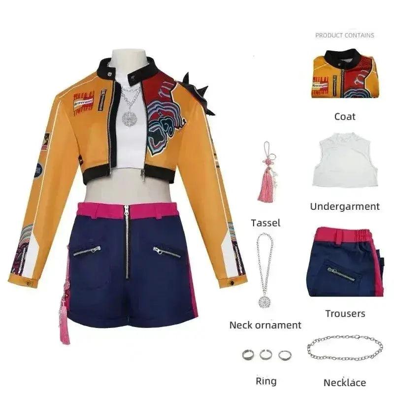  Kpop Rumi Cosplay Costume With Wig For Women And Teens -  ToylandEU™
