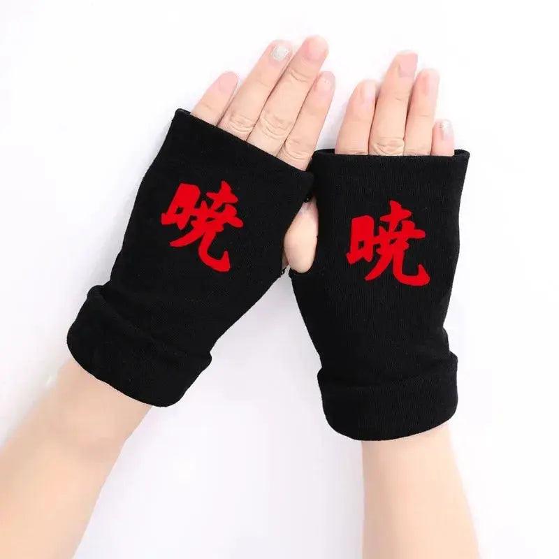 Naruto Akatsuki Fingerless Gloves For Cosplay Warmth -  ToylandEU™