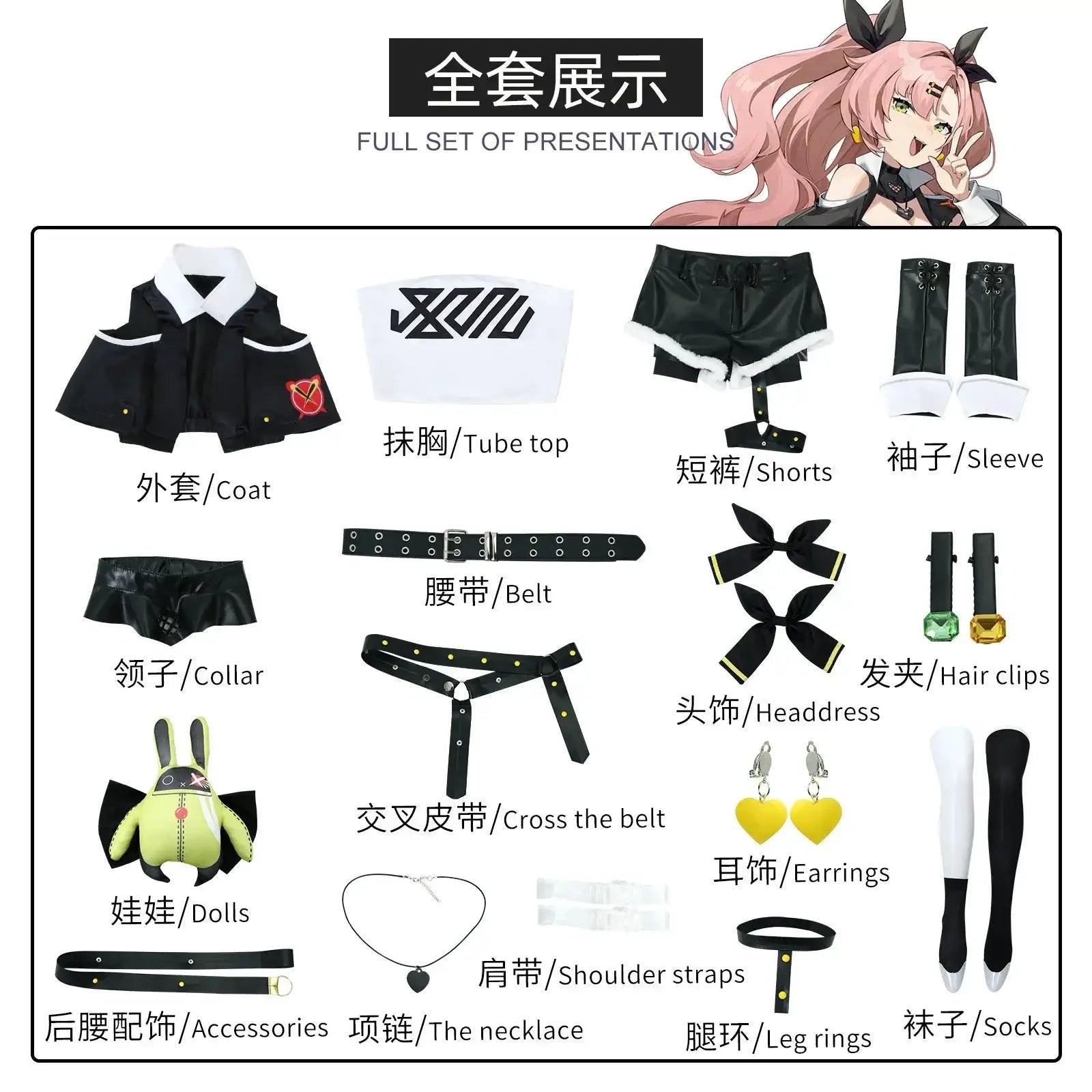  Cosplay Costume Nicole Demara Wig Set Anime Premium -  ToylandEU™