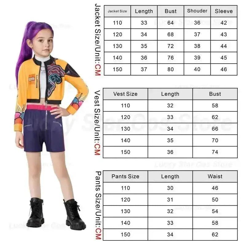 Rumi Kpop Demon Hunter Cosplay Costume Three Piece Set -  ToylandEU™