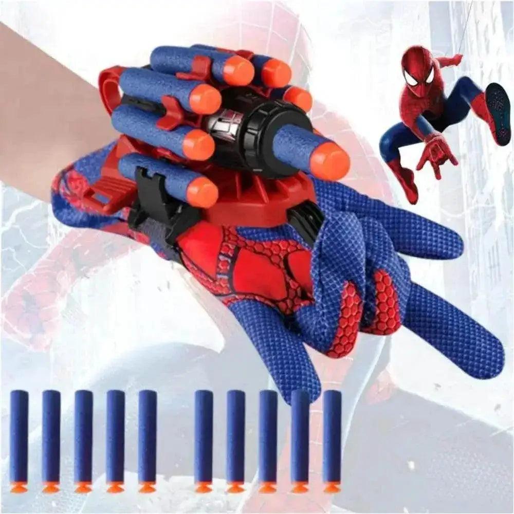  Spiderman Web Launcher Glove Toy for Kid Boys Halloween Anime Safe Soft Foam Projectiles Wrist Launch Cosplay Costume Props Suit -  ToylandEU™