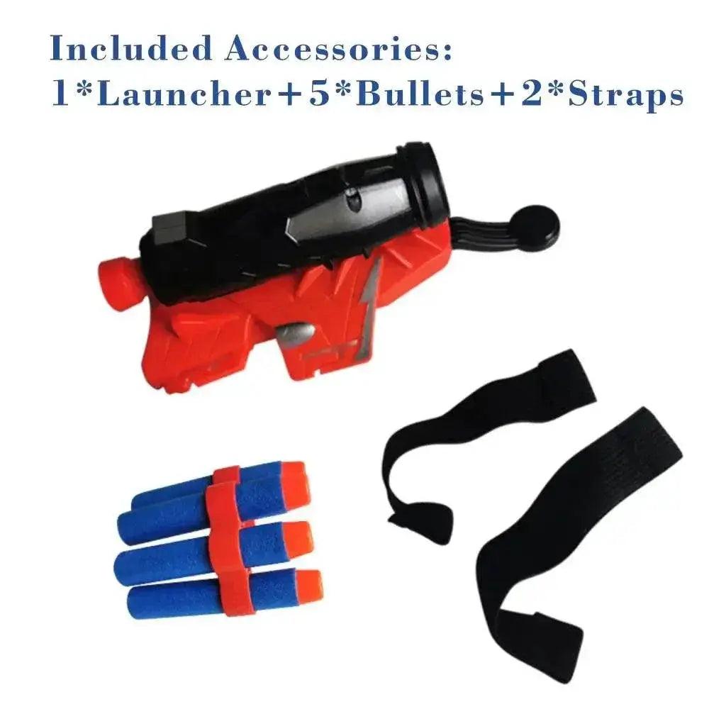  Spiderman Web Launcher Glove Toy for Kid Boys Halloween Anime Safe Soft Foam Projectiles Wrist Launch Cosplay Costume Props Suit -  ToylandEU™