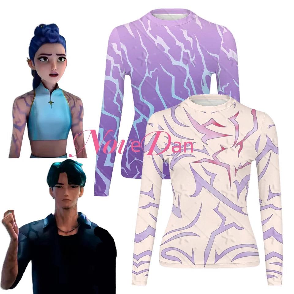 Cosplay Costume Top | Tattoo Print | Toylandeu™