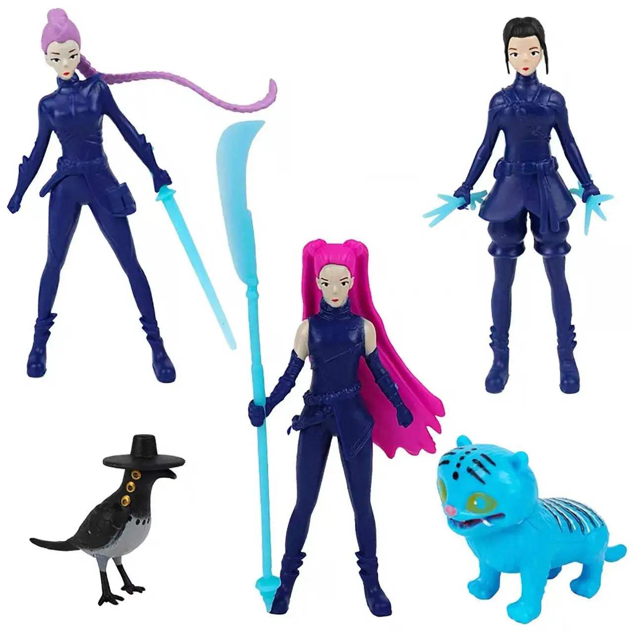  Demon Hunting Dolls Cosplay 5Pc Desk Decor Set Hasbro -  ToylandEU™