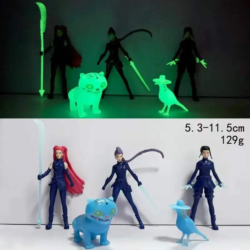 Demon Hunting Dolls Cosplay 5Pc Desk Decor Set Hasbro -  ToylandEU™