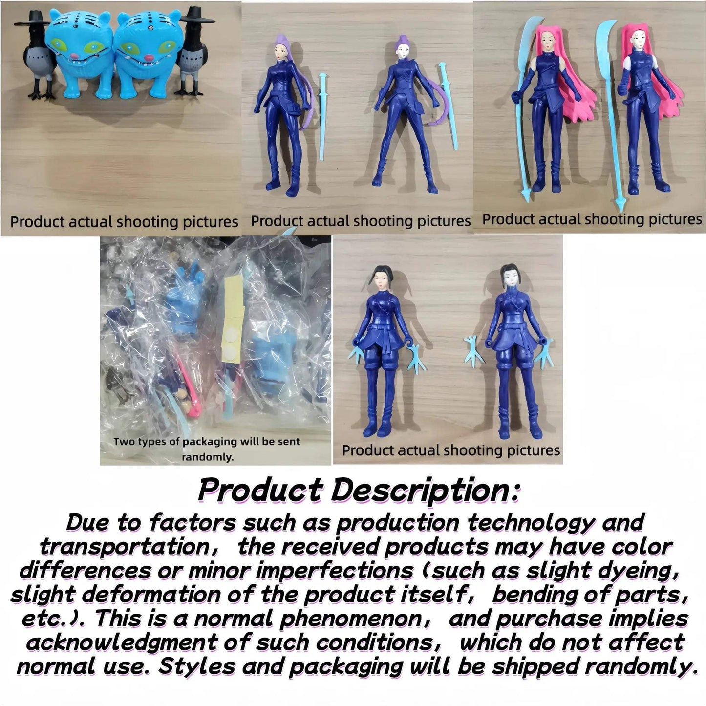 Demon Hunting Dolls Cosplay 5Pc Desk Decor Set Hasbro -  ToylandEU™