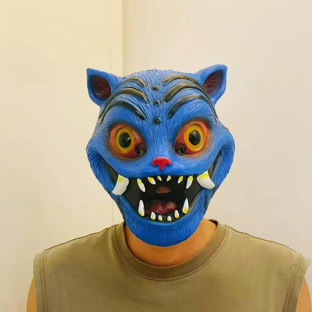 Cosplay Mask | Blue Tiger Design | Toylandeu™