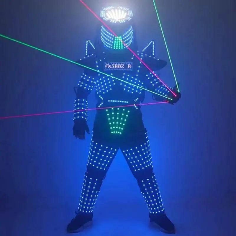  Cosplay Robot Suit Costume Stage Dance LED Light Show Jacket -  ToylandEU™